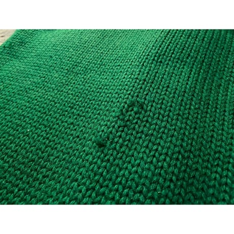 1920~30's Athletic Shawl Collar Cardigan Size:approx.-40~42