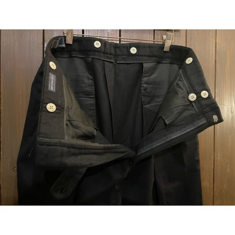 Ralph Lauren Black Wool Trousers Made in U.S.A. Size:34x30