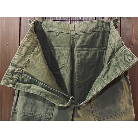 1940's US.Army M-47 H.B.T. Trousers Size:29x32