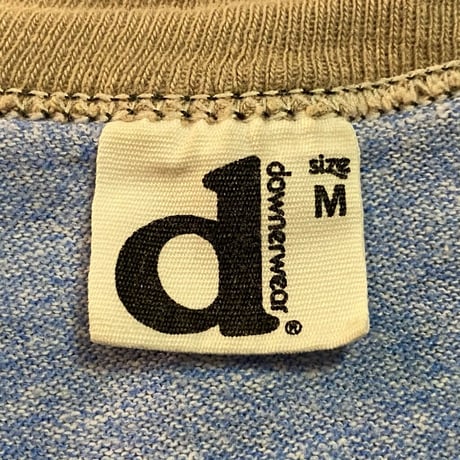 downerwear  Ringer T-Shirt  Made in U.S.A.   Size:M