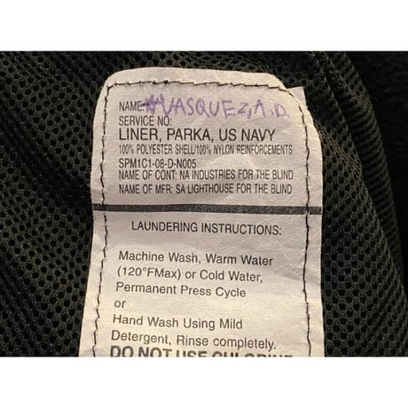 U.S.Navy LV-3 Fleece Jacket Size:S-Regular