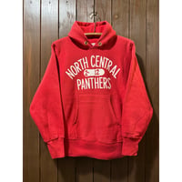 1970's Champion Solid Label Reverse Weave Printed Sweat Hoodie Size:Small