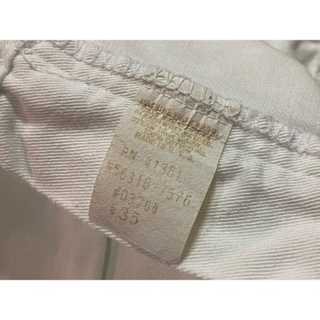 RalphLauren White Cotton Shorts Made in U.S.A.