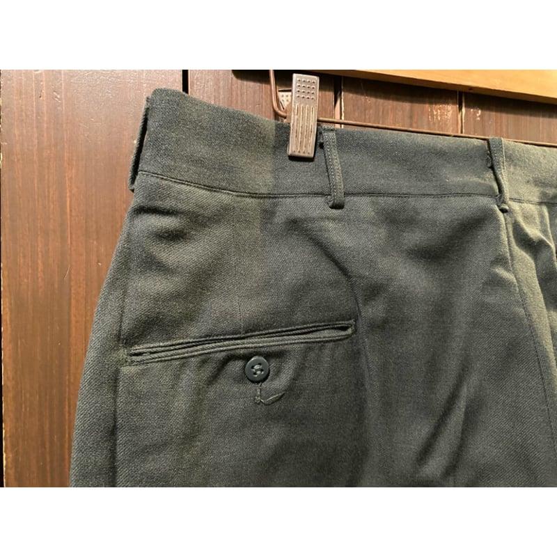 70s US ARMY Wool Officers Pants ウール パンツ WW2 US Army Officer's Button Fly Wool Pants/Trousers Size