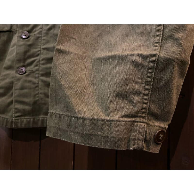 1940's U.S.Army M-43 H.B.T. Combat Shirt Size:4