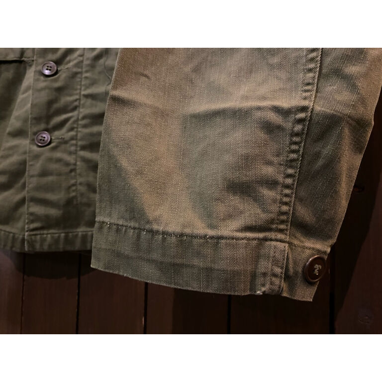 1940's U.S.Army M-43 H.B.T. Combat Shirt Size:4