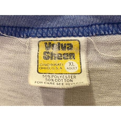 Velvasheen Ringer T-Shirt made in U.S.A. Size:XL