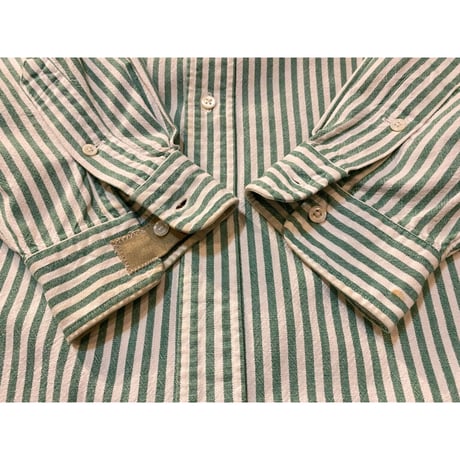 RalphLauren Striped Shirt Made in U.S.A. Size:XL
