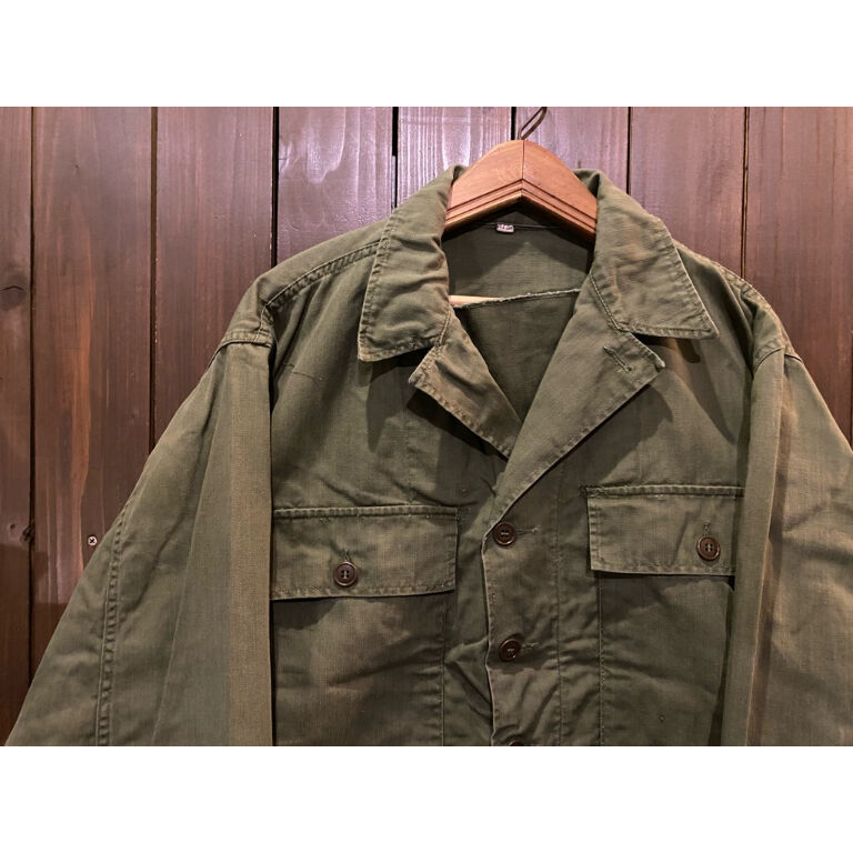 1940's U.S.Army M-43 H.B.T. Combat Shirt Size:4...