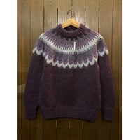 Brooks Brothers Snow Flake Wool Sweater Made in Denmark Size:approx.-38
