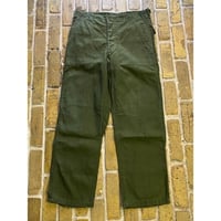 1950~60's U.S.Military OG-107 Utility Trousers AKA:Baker Pants Size:38x32