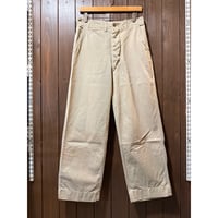 1940's U.S.Army M-1945 Khaki Double Stitch TrousersSize:30x29