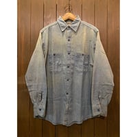 1940~50's Penney's Compass Chambray Shirt Size:approx.-16
