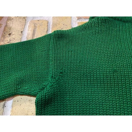 1920~30's Athletic Shawl Collar Cardigan Size:approx.-40~42