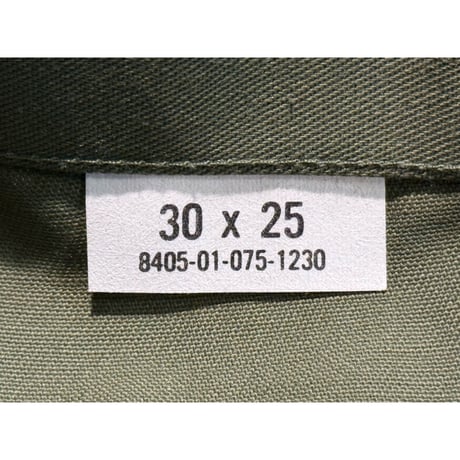 1981' U.S.Army "Dead Stock" OG-507 Poly/CTN Baker Pants Size:30x25