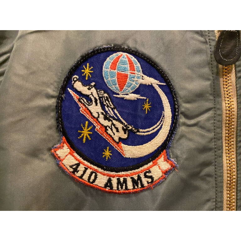 50s L-2B 7448A US AIR FORCE 黒タグ 取出し 米軍実物クラウン