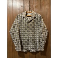 1960's Fairgate Batik Print Loop Shirt Size:M