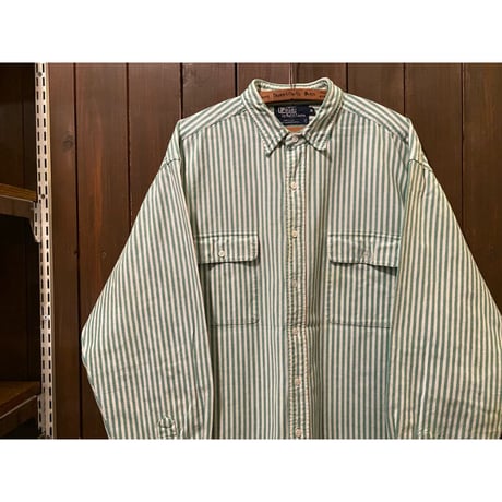 RalphLauren Striped Shirt Made in U.S.A. Size:XL