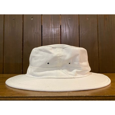 OutDoorsman American NOS ''White'' Cotton Twill Sun Hat Size:L