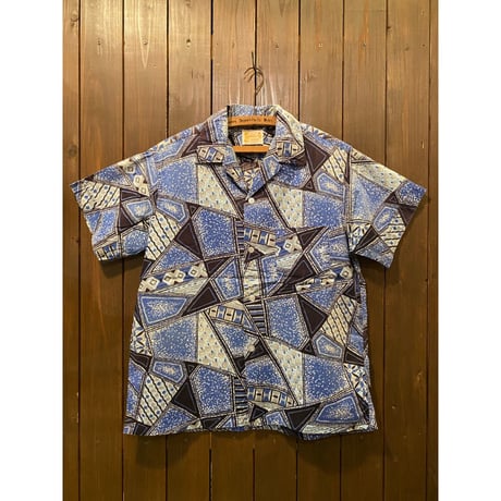 1950~60's Golden Isle Cotton Hawaiian Shirt Size:M