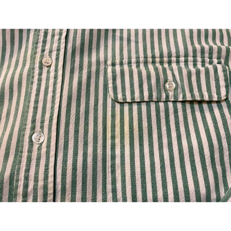 RalphLauren Striped Shirt Made in U.S.A. Size:XL