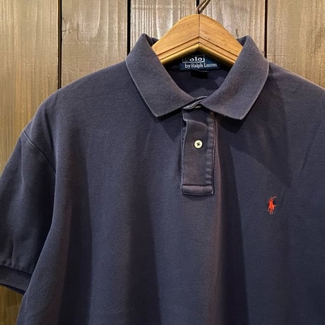 RalphLauren Solid Polo Shirt Made in Northern Mariana Island(Guam)