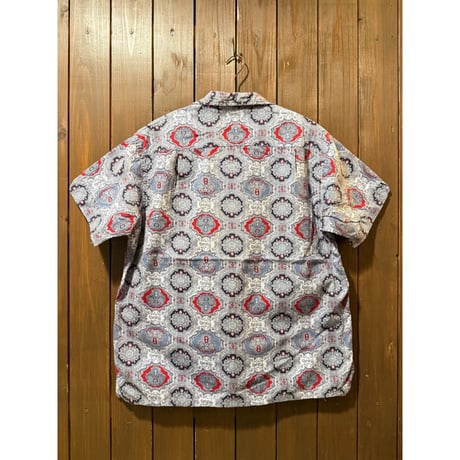 1960's National Fine Pattern Box Silhouette Shirt Size:M