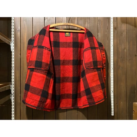1930's J.O.Ballard Devil Plaid Hunting Jacket Size:approx.-40