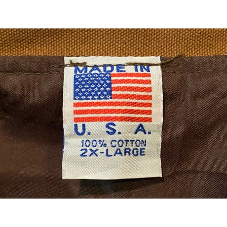 TYCA Brown Duck Work Jacket Size:XXL