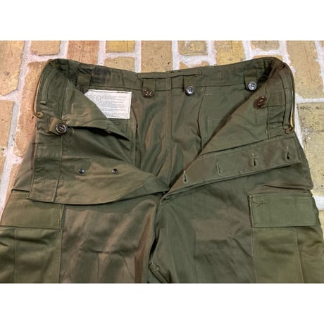 1950’ｓ US.Army Rebuild M-51 Modified Field Pants  ''Basic Straight'' DeadStock Size:34x33