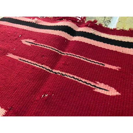 1930's Chimayo Swastica Rug Matt Size:46x52 (cm)