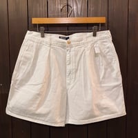 RalphLauren White Cotton Shorts Made in U.S.A.