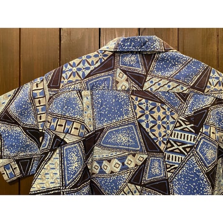 1950~60's Golden Isle Cotton Hawaiian Shirt Size:M