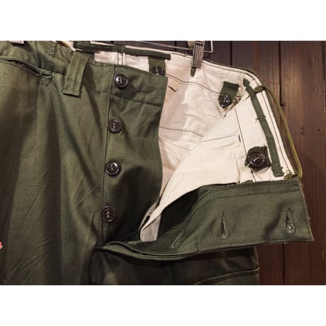 1950’ｓ US.Army Rebuild M-51 Modified Field Pants Recon Slim ''DeadStock'' Size:35x33