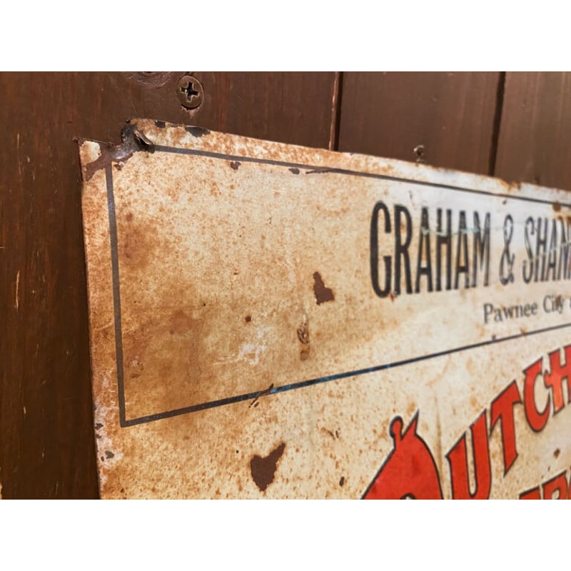 1920's Dutchess Trousers Co. Tin Sign | magnets