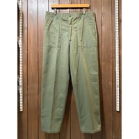 1980' U.S.Army "Dead Stock" OG-507 Poly/CTN Baker Pants Size:38×31