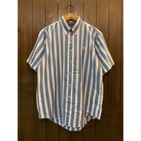 Chaps-RalphLauren Stripe Shirt  Made in U.S.A.    Size:L