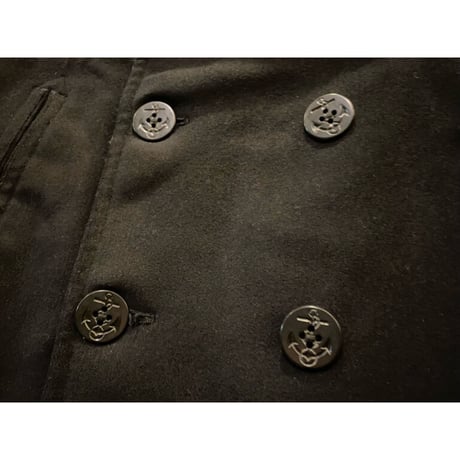 1950' U.S.Navy 8Butotn P-Coat CutSleeve Size:38