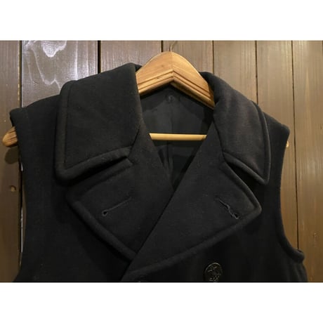 1950' U.S.Navy 8Butotn P-Coat CutSleeve Size:38