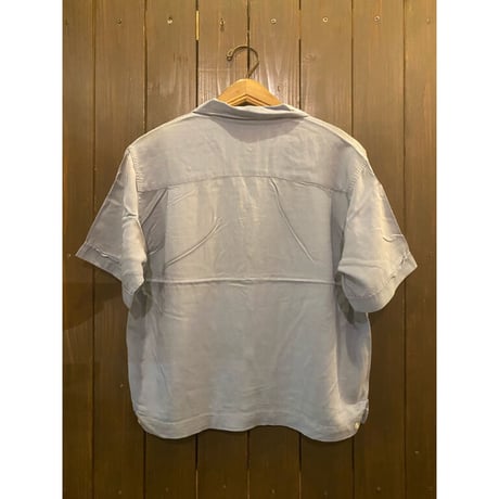 1960's Queen's-Way Rayon Paneled Shirt -Jac Size:L