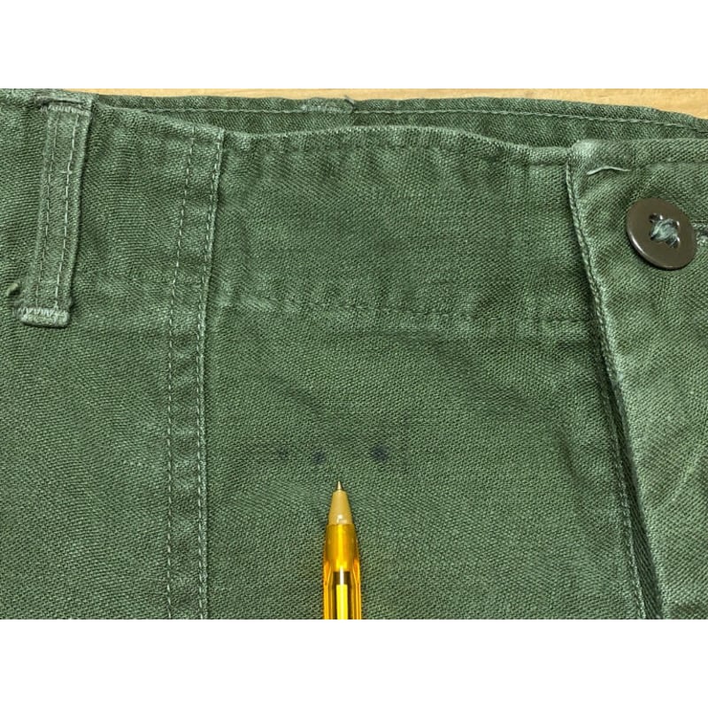 パンツ Used Us Army OG-107 Utility Trouser 60s VINTAGE US ARMY UTILITY TROUSERS PANTS OG-107 SATEEN 1960S