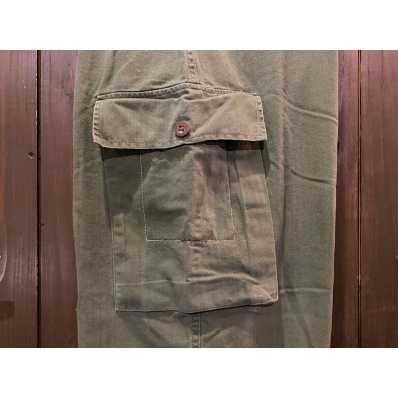 やい　40's US ARMY M43 HBT サイドカーゴ パンツ WAIPER.inc ワイパーインク 米軍 1940's U.S.ARMY M-43 HBT