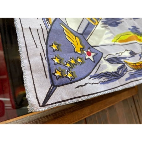 1960's U.S.Air Force Alaska Scarf Size:75x73cm
