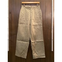 1960's   U.S.Army Cotton Khaki Trousers Size:30x30 ①