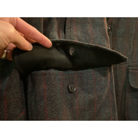 1930's J.O.Ballard & Co. Wool Hunting Jacket Size:aprox.-42~44