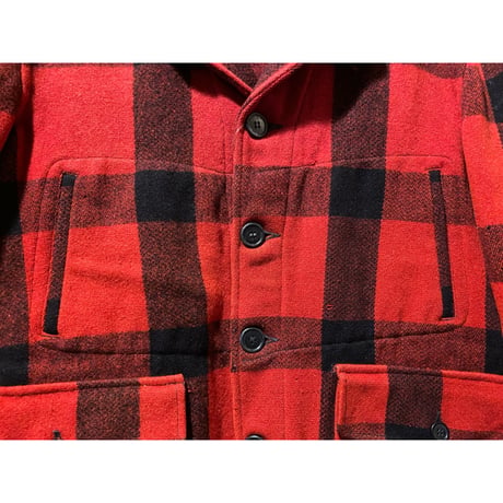 1930's J.O.Ballard Devil Plaid Hunting Jacket Size:approx.-40