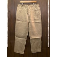 1960's U.S.Military ZipperFly Khaki Trousers Size:37x30