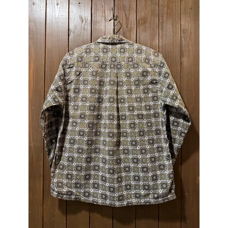 1960's Fairgate Batik Print Loop Shirt Size:M