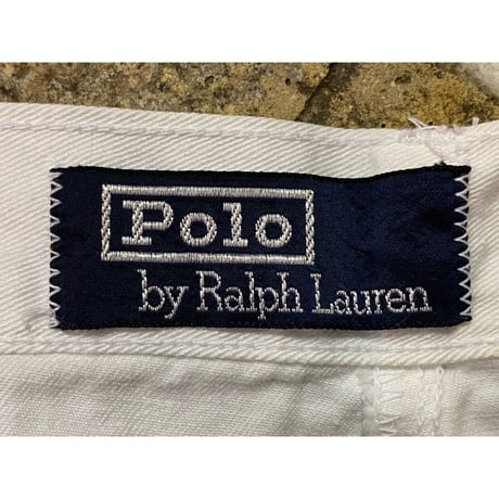 RalphLauren White Cotton Shorts Made in U.S.A.