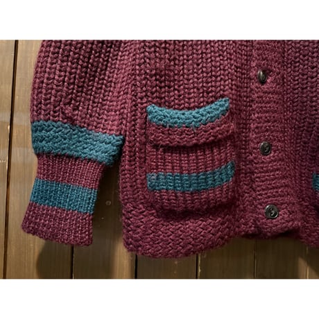 1920~30's Ballantyne Curling Cardigan Size:approx.-40